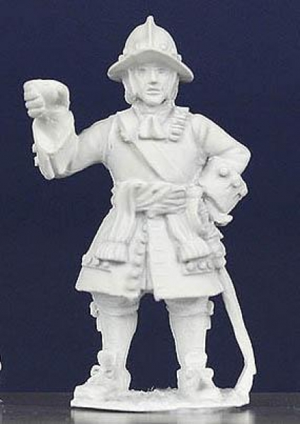 Front Rank Miniatures: LS72 Armoured Pikeman Wearing Waist Sash - Standing, Wearing Helmet (6 figure