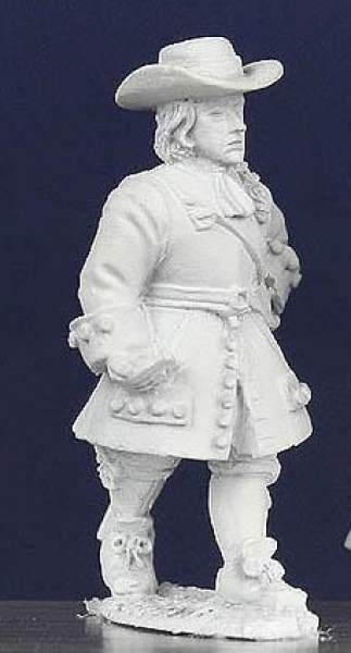 Front Rank Miniatures: LS73 Armoured Pikeman Without Waist Sash - Marching, Wearing Hat (6 figures)