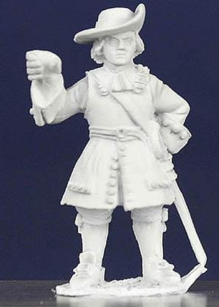 Front Rank Miniatures: LS75 Armoured Pikeman Without Waist Sash - Standing, Wearing Hat (6 figures)