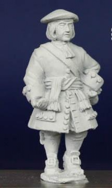 Front Rank Miniatures: LS85 Scots Pikeman (Wearing Bonnet) - Unarmoured Pikeman, Marching (6 figures