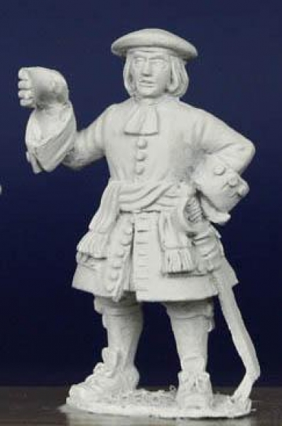 Front Rank Miniatures: LS86 Scots Pikeman (Wearing Bonnet) - Unarmoured Pikeman, Standing (6 figures
