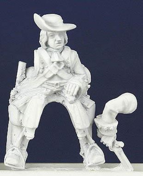 Front Rank Miniatures: LSC10 Cavalryman Wearing Back & Breast Plate - Trooper Holding Pistol - Pivot