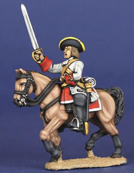 Front Rank Miniatures: LSC2 Cavalryman Wearing Coat - Trooper Attacking With Sword - Pivoting Arm Be