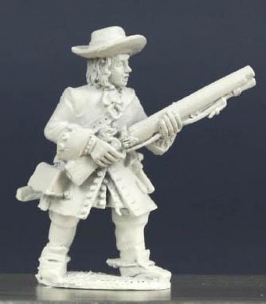 Front Rank Miniatures: LSC30 Dismounted Dragoon - Trooper Standing At Ready (6 figures)