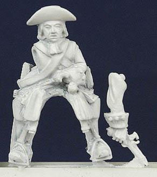 Front Rank Miniatures: LSC4 Cavalryman Wearing Coat - Trooper Firing Pistol - Pivoting Arm (6 figure