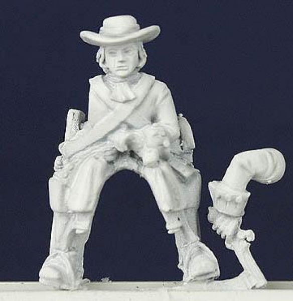 Front Rank Miniatures: LSC5 Cavalryman Wearing Coat - Trooper Holding Pistol - Pivoting Arm (6 figur