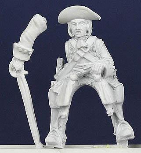 Front Rank Miniatures: LSC7 Cavalryman Wearing Back & Breast Plate - Trooper Attacking With Sword - 