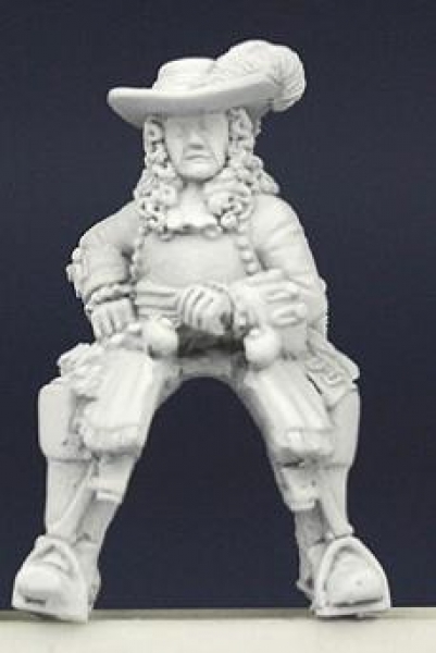 Front Rank Miniatures: LSP7 General / Senior Officer, In Back & Breastplate, At Ease (6 figures)