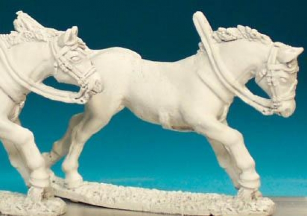 Front Rank Miniatures: LT5B Light Cavalry Horse - Galloping, Legs Stretched Out (6 horses)