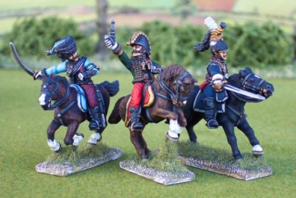 Front Rank Miniatures: NAP1 The Last Charge Of Lasalle Set (3 Mounted Figures)