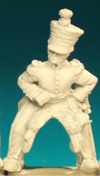 Front Rank Miniatures: NN101 Officer - Mounted - 1st Or 2nd Regt In Covered Shako (6 figures)