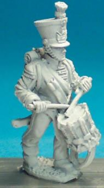 Front Rank Miniatures: NN112 Drummer - Playing - 1st Or 2nd Regt In Shako (6 figures)