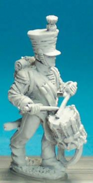 Front Rank Miniatures: NN113 Drummer - Playing - 1st Or 2nd Regt In Covered Shako (6 figures)