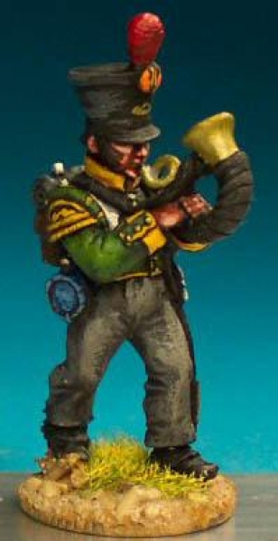 Front Rank Miniatures: NN16 Dutch Infantryman - Jager Hornist (6 figures)