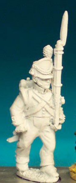 Front Rank Miniatures: NN22 Belgian Infantryman - Flanquer Marching (6 figures)