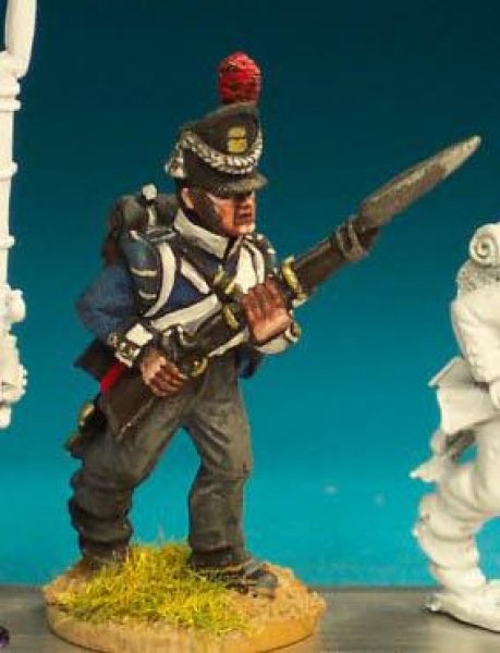 Front Rank Miniatures: NN23 Belgian Infantryman - Flanquer Advancing, High Porte (6 figures)