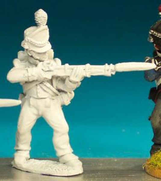 Front Rank Miniatures: NN25 Belgian Infantryman - Flanquer Standing Firing (6 figures)