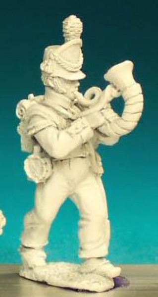 Front Rank Miniatures: NN32 Belgian Infantryman - Jager Hornist (6 figures)
