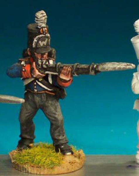 Front Rank Miniatures: NN36 National Militia - Centre Company Standing Firing (6 figures)