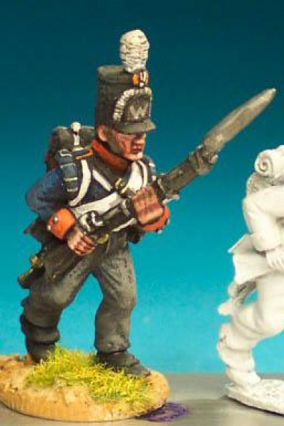 Front Rank Miniatures: NN39 National Militia - Flanquer Advancing, High Porte (6 figures)
