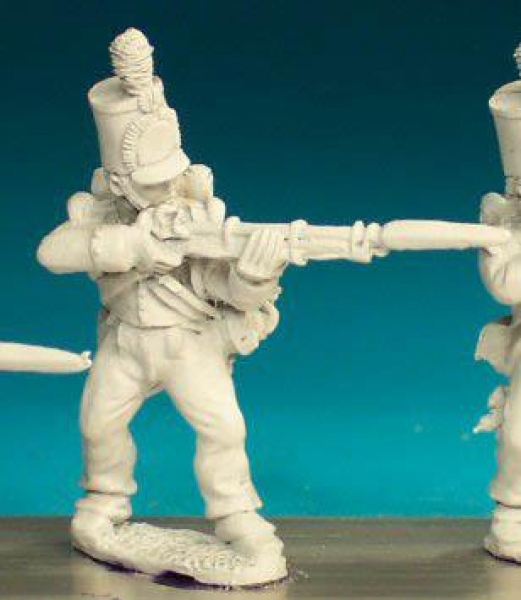 Front Rank Miniatures: NN41 National Militia - Flanquer Standing Firing (6 figures)