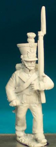 Front Rank Miniatures: NN48 Fusilier - Marching - 1st Regt In Shako (6 figures)