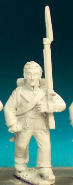 Front Rank Miniatures: NN50 Fusilier - Marching - 1st Regt With Barehead (6 figures)
