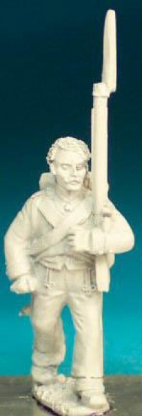Front Rank Miniatures: NN54 Fusilier - Marching - 2nd Regt With Barehead (6 figures)