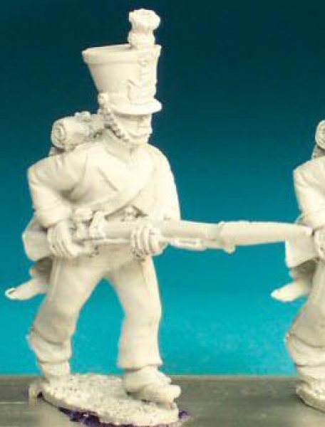 Front Rank Miniatures: NN59 Fusilier - Advancing Low Porte - 1st Or 2nd Regt In Shako (6 figures)