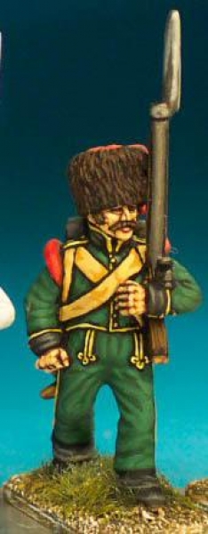 Front Rank Miniatures: NN63 Grenadier - Marching - 1st Regt In Colpack, Without Decoration (6 figure
