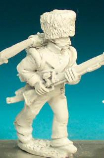 Front Rank Miniatures: NN67 Grenadier - Advancing High Porte - 1st Regt In Colpack, Without Decorati