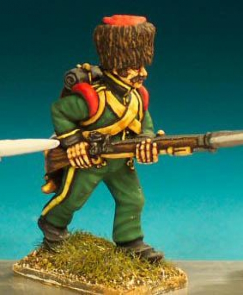 Front Rank Miniatures: NN71 Grenadier - Advancing Low Porte - 1st Regt In Colpack, Without Decoratio