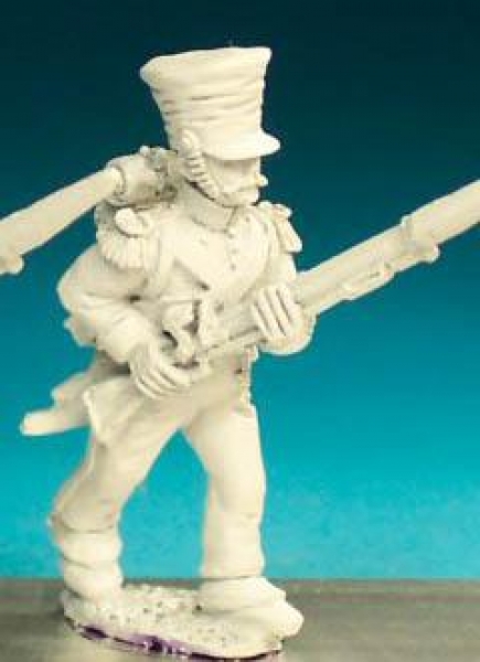 Front Rank Miniatures: NN81 Flanquer - Advancing High Porte - 2nd Regt In Covered Shako (6 figures)