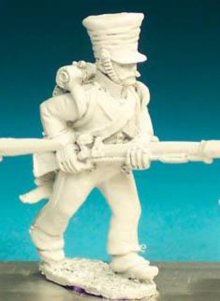 Front Rank Miniatures: NN83 Flanquer - Advancing Low Porte - 1st Regt In Covered Shako (6 figures)