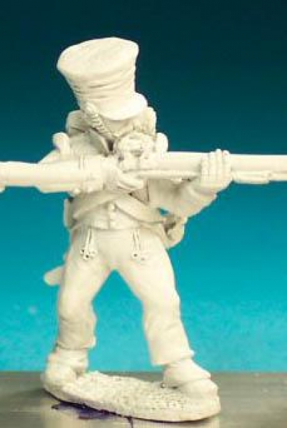 Front Rank Miniatures: NN87 Flanquer - Standing Firing - 1st Regt In Covered Shako (6 figures)