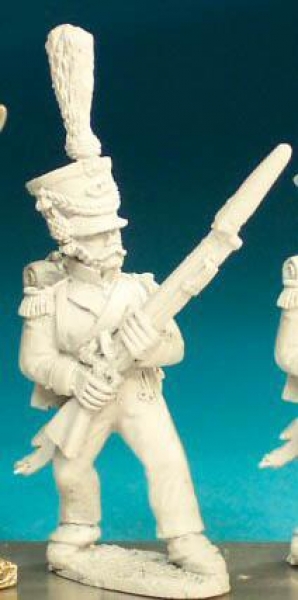 Front Rank Miniatures: NN92 Flanquer - Standing Ready To Fire - 2nd Regt In Shako, With Cords And Pl