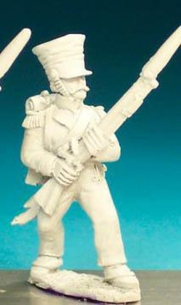 Front Rank Miniatures: NN93 Flanquer - Standing Ready To Fire - 2nd Regt In Covered Shako (6 figures