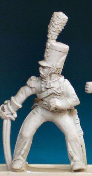 Front Rank Miniatures: NNC13 Belgian Light Dragoon - Officer (6 figures)