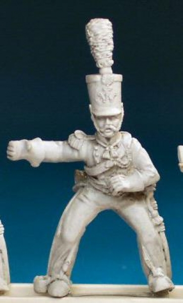 Front Rank Miniatures: NNC14 Belgian Light Dragoon - Standard Bearer (6 figures)