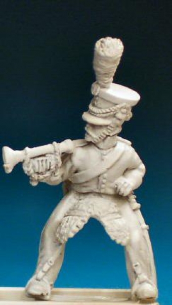 Front Rank Miniatures: NNC15 Belgian Light Dragoon - Trumpeter (6 figures)