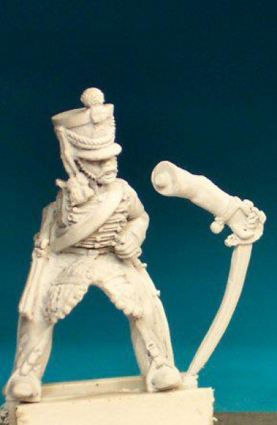 Front Rank Miniatures: NNC16 Dutch Light Dragoon - Trooper Charging (Separate Pivoting Sword Arm) (6