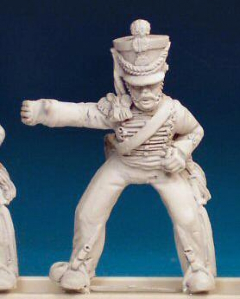 Front Rank Miniatures: NNC19 Dutch Light Dragoon - Standard Bearer (6 figures)