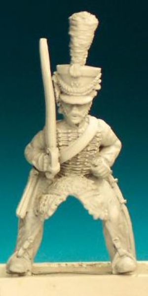 Front Rank Miniatures: NNC22 Dutch - Belgian Hussar - Trooper At Rest (6 figures)