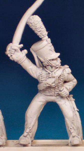 Front Rank Miniatures: NNC23 Dutch - Belgian Hussar - Officer (6 figures)