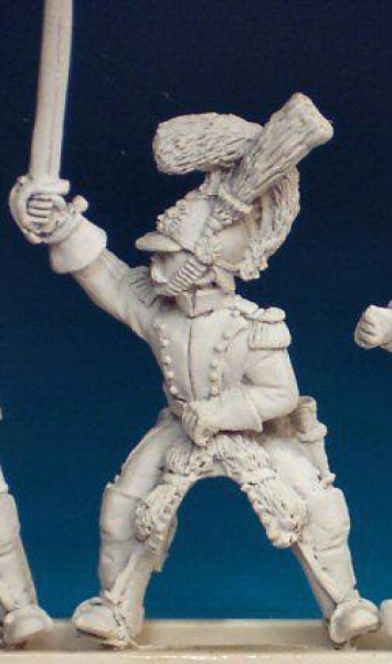 Front Rank Miniatures: NNC3 Belgian Carabinier In Helmet - Officer (6 figures)