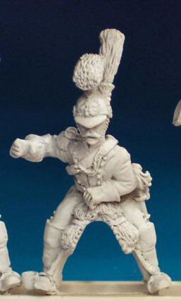 Front Rank Miniatures: NNC4 Belgian Carabinier In Helmet - Standard Bearer (6 figures)