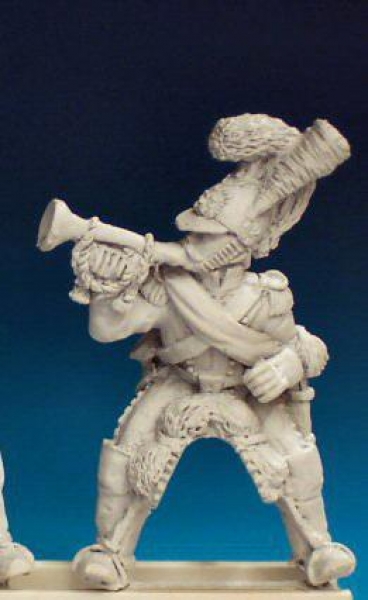Front Rank Miniatures: NNC5 Belgian Carabinier In Helmet - Trumpeter (6 figures)