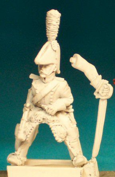 Front Rank Miniatures: NNC6 Dutch Carabinier In Bicorn - Trooper Charging (Separate Pivoting Sword A