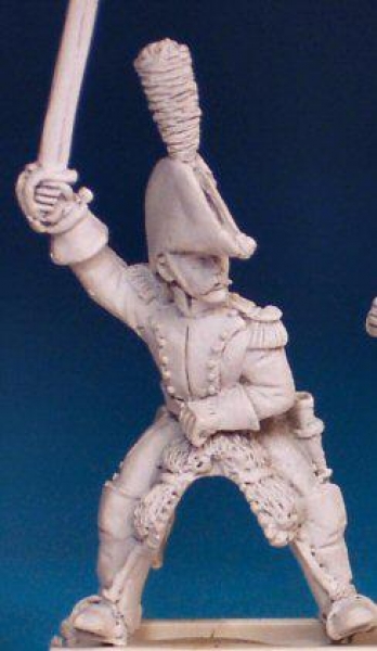 Front Rank Miniatures: NNC8 Dutch Carabinier In Bicorn - Officer (6 figures)
