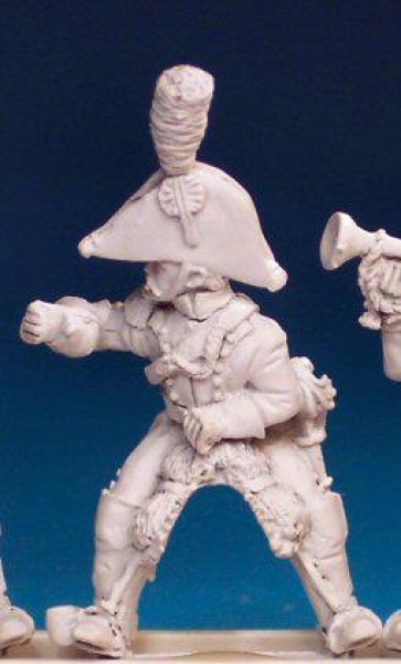 Front Rank Miniatures: NNC9 Dutch Carabinier In Bicorn - Standard Bearer (6 figures)